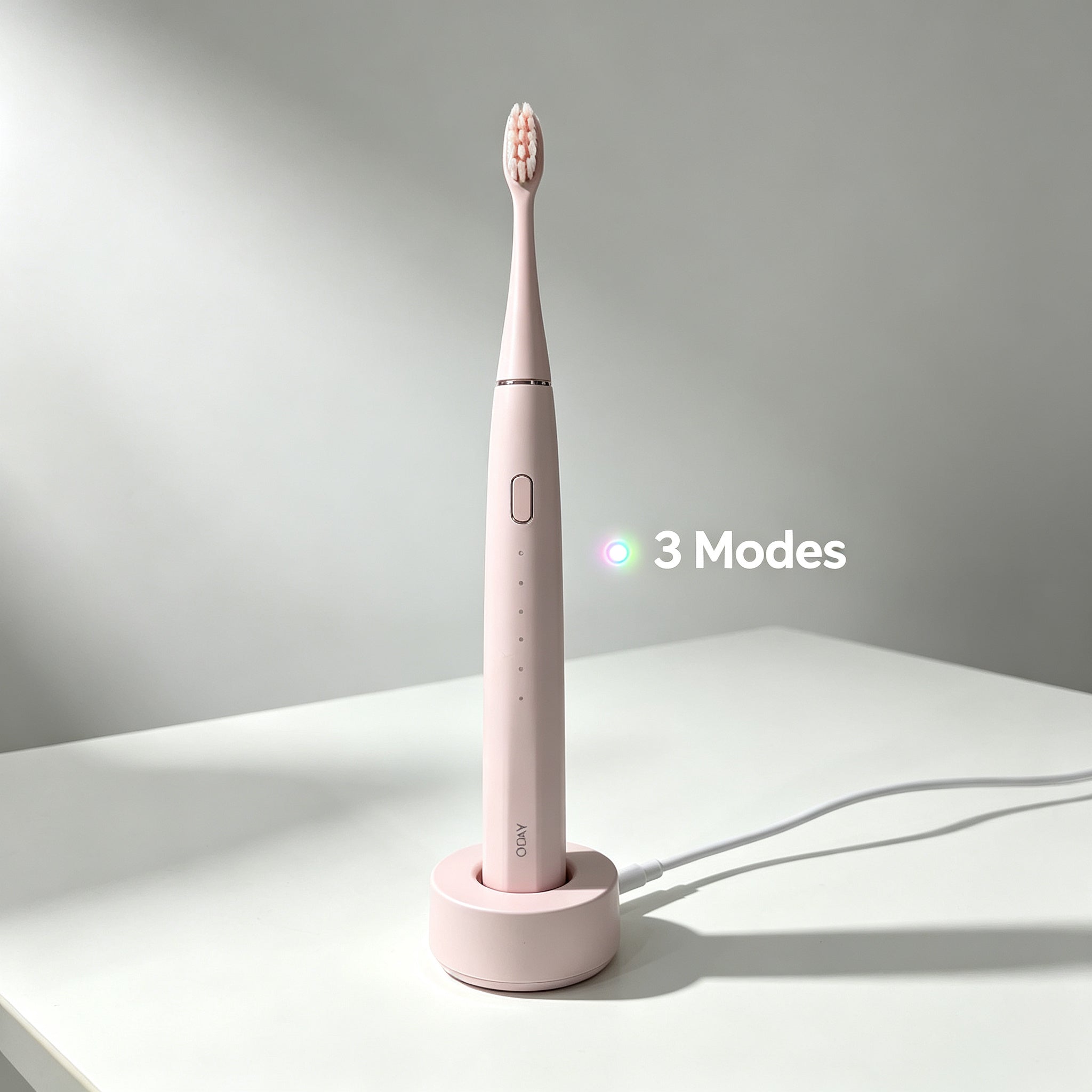 ODAY Sonic Electric Toothbrush, Wireless Charging, IPX7 Waterproof, 1 Month+ Battery